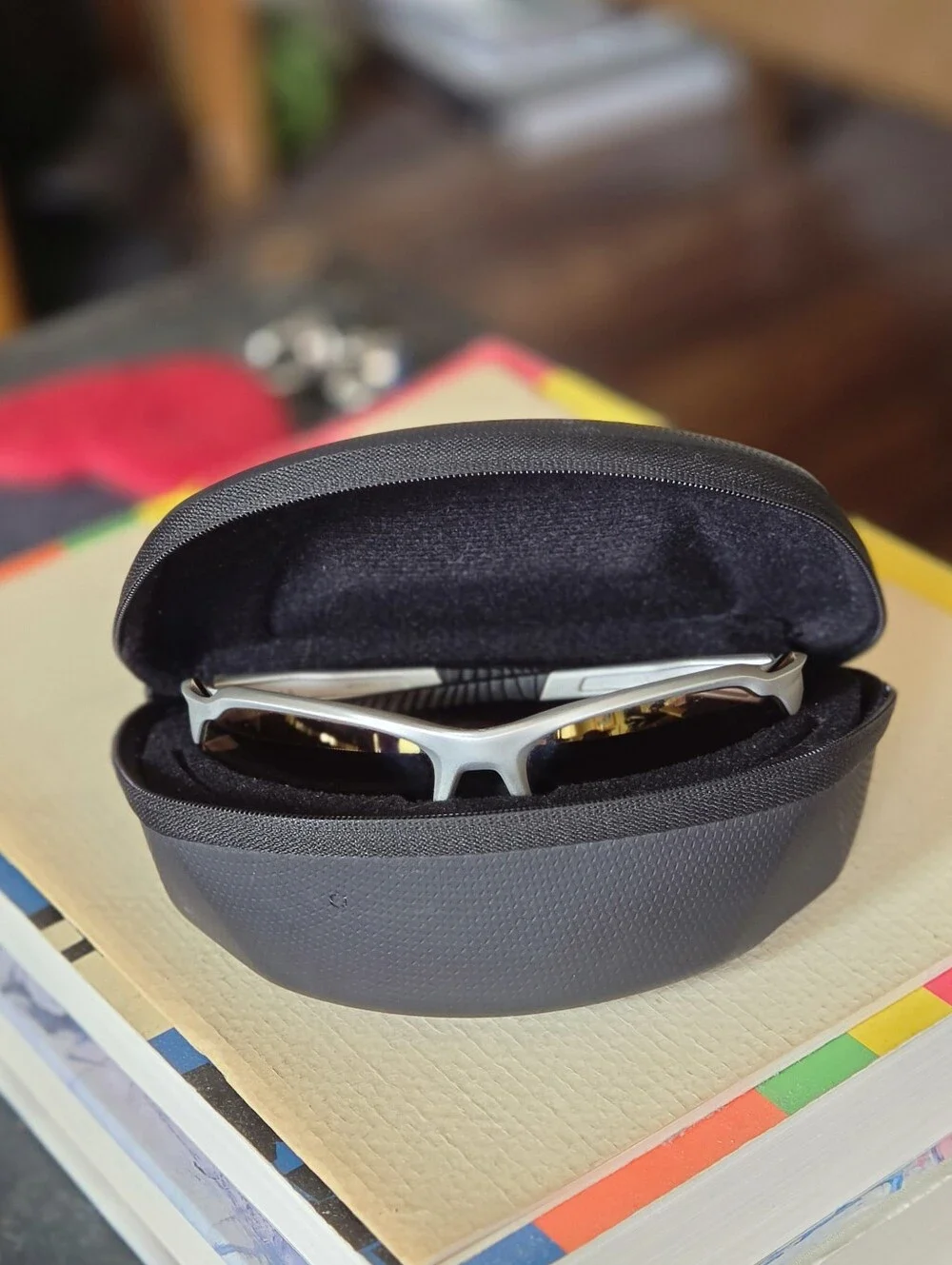 ROKA TL-1 Performance Sports Sunglasses with Matte Silver Frame Brown Lenses